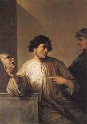 Salvator Rosa The Lie painting
